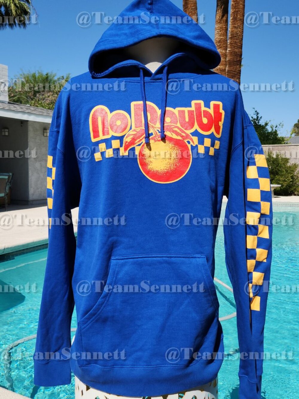 No Doubt Blue Hoodie / Pullover Style / Las Vegas Sphere Residency 2026
